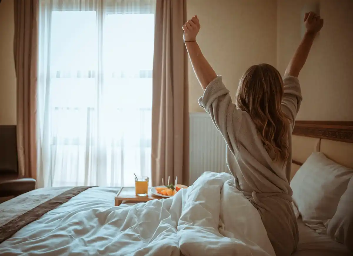 healthy sleep environment bedroom window open nighttime
