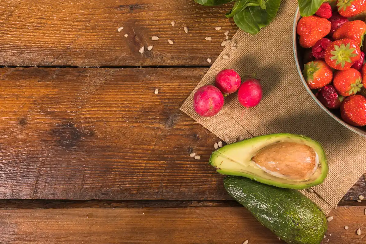 ripe avocado banana paper bag kitchen