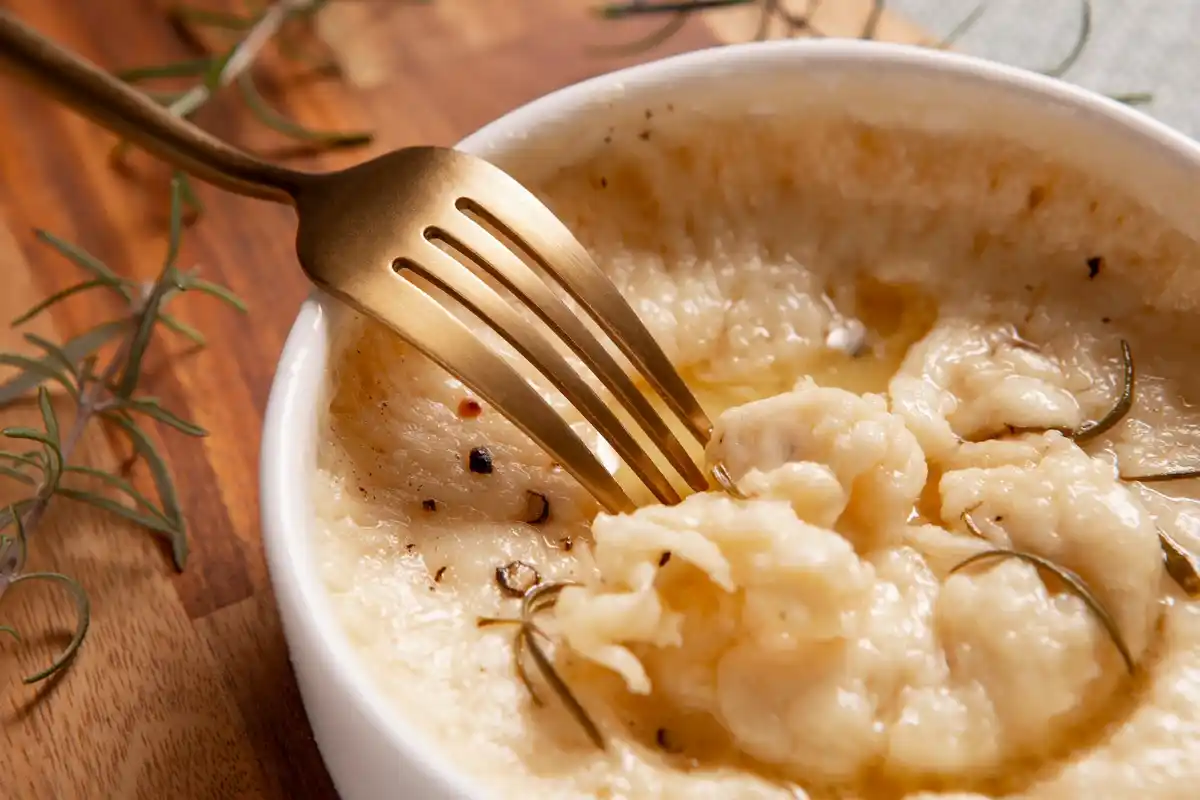 classic roux butter flour sauce cooking close-up