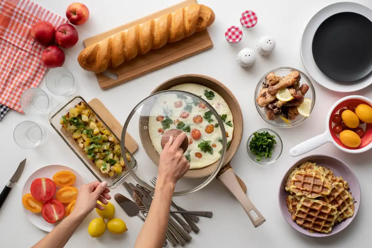 quick festive Dutch meal preparation kitchen
